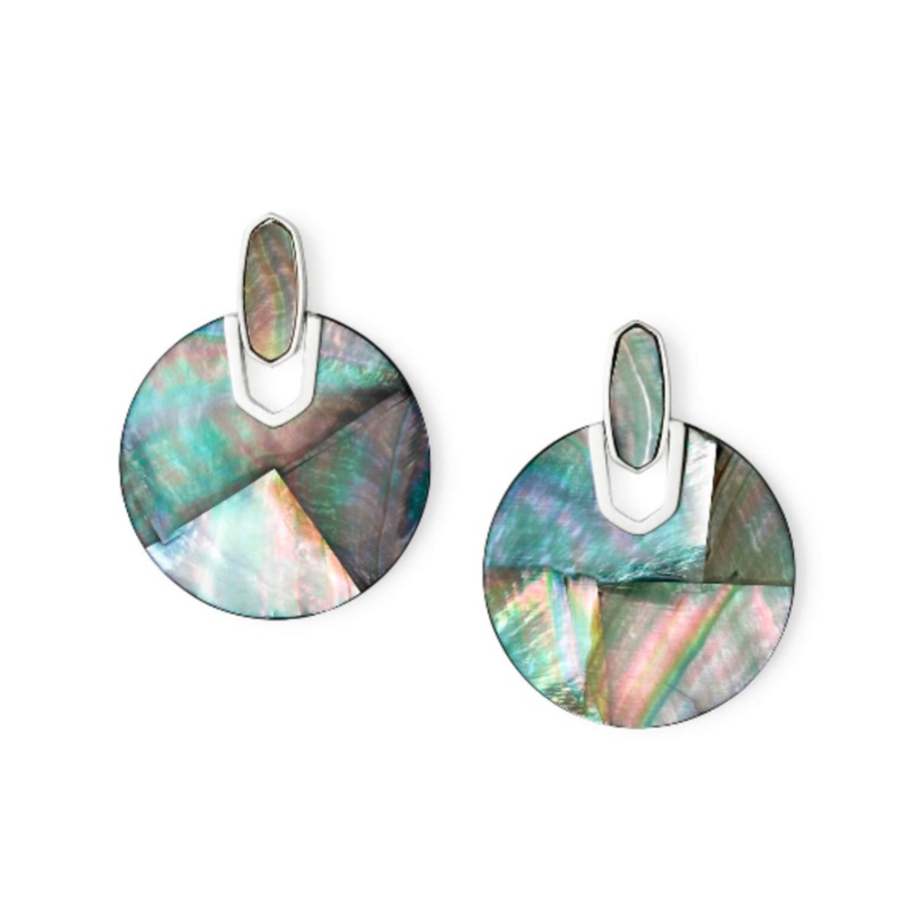 Kendra Scott Didi Earrings - Black Mother-of-Pearl